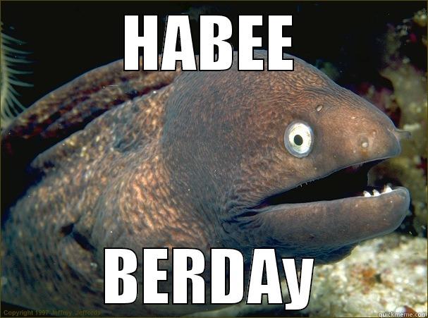 HABEE BERDAY Bad Joke Eel