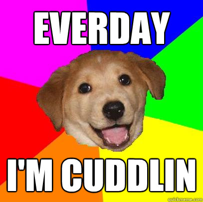 Everday I'm Cuddlin  Advice Dog