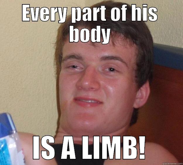 EVERY PART OF HIS BODY IS A LIMB! 10 Guy