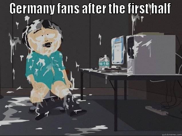 GERMANY FANS AFTER THE FIRST HALF  Misc