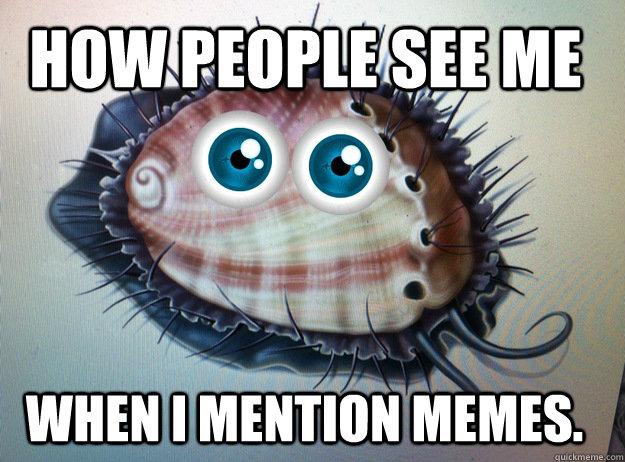 How people see me When i mention memes.  