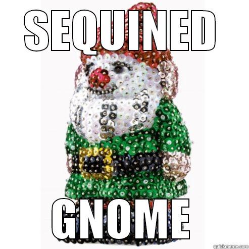 A play on words - SEQUINED GNOME Misc