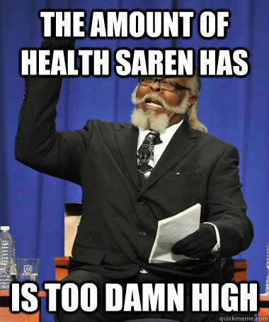 The amount of health Saren has is too damn high  Jimmy McMillan