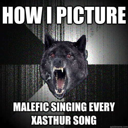 How I picture malefic singing every xasthur song - How I picture malefic singing every xasthur song  Insanity Wolf