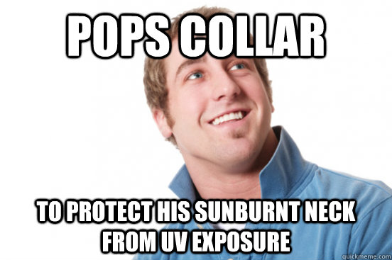 POPS COLLAR to protect his sunburnt neck from UV exposure - POPS COLLAR to protect his sunburnt neck from UV exposure  Misc