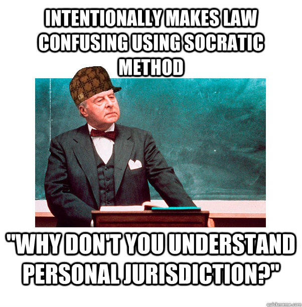 Intentionally Makes law confusing using socratic method 