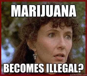 marijuana becomes illegal?  