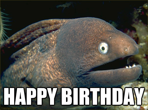  HAPPY BIRTHDAY  Bad Joke Eel