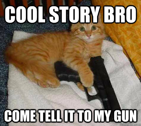 Cool story bro come tell it to my gun - Cool story bro come tell it to my gun  Misc