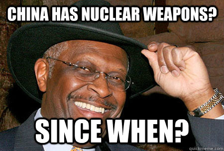 China has nuclear weapons? Since when?  