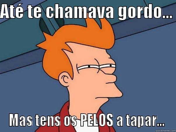 ATÉ TE CHAMAVA GORDO...  MAS TENS OS PELOS A TAPAR... Futurama Fry