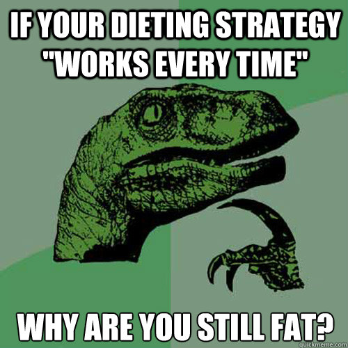 if your dieting strategy 