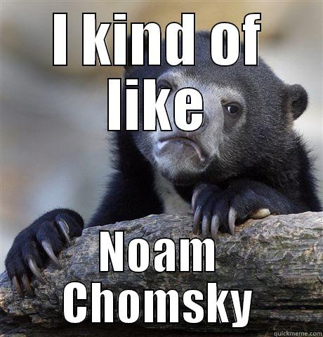 I KIND OF LIKE NOAM CHOMSKY Confession Bear