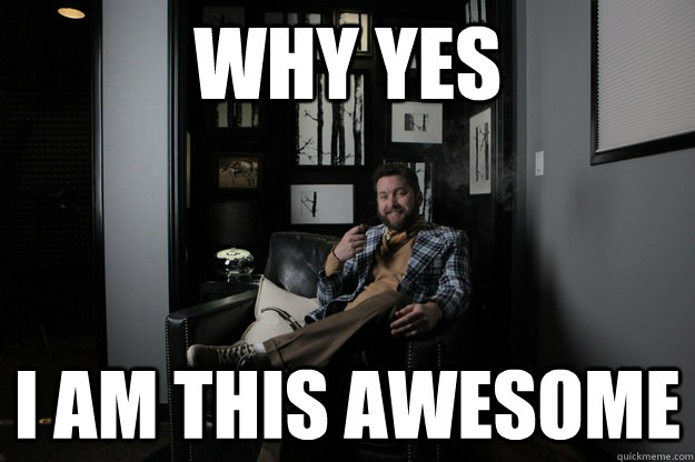 Why yes I am this awesome   benevolent bro burnie