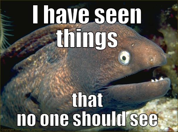 I HAVE SEEN THINGS THAT NO ONE SHOULD SEE Bad Joke Eel