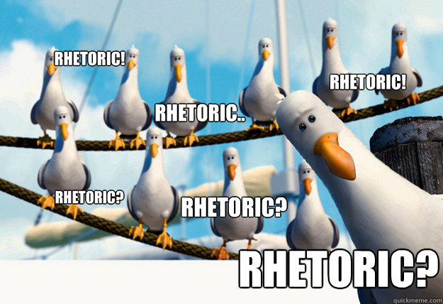 RHETORIC? RHETORIC! RHETORIC.. RHETORIC? RHETORIC! RHETORIC? - RHETORIC? RHETORIC! RHETORIC.. RHETORIC? RHETORIC! RHETORIC?  Finding Nemo Mine Seagulls