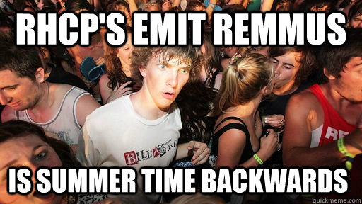 RHCP's Emit Remmus is Summer Time backwards  Sudden Clarity Clarence