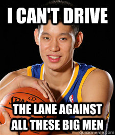 i can't drive the lane against all these big men  