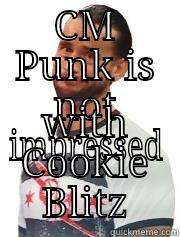 CM PUNK IS NOT IMPRESSED WITH COOKIE BLITZ Misc