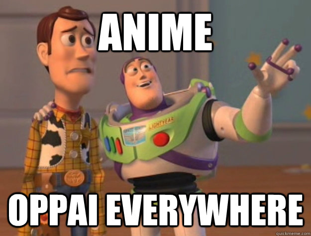 Anime Oppai everywhere  Buzz Lightyear