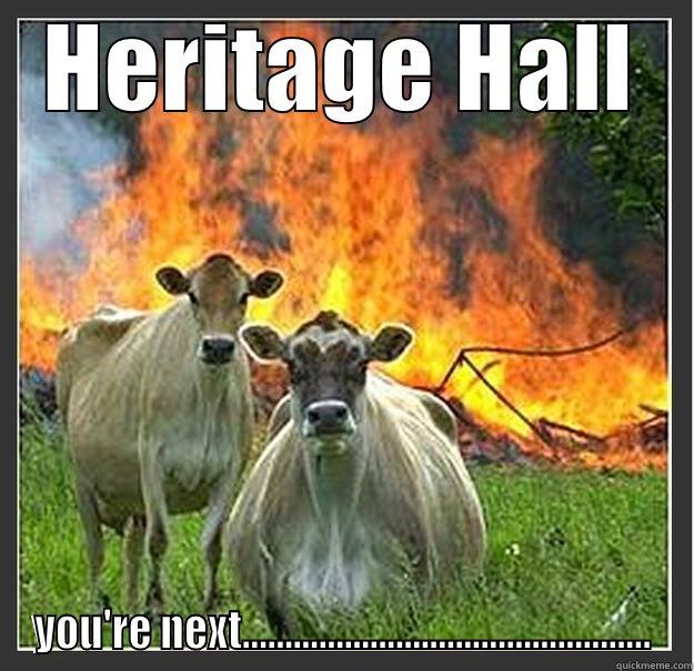 hahaha c:  - HERITAGE HALL YOU'RE NEXT................................................ Evil cows