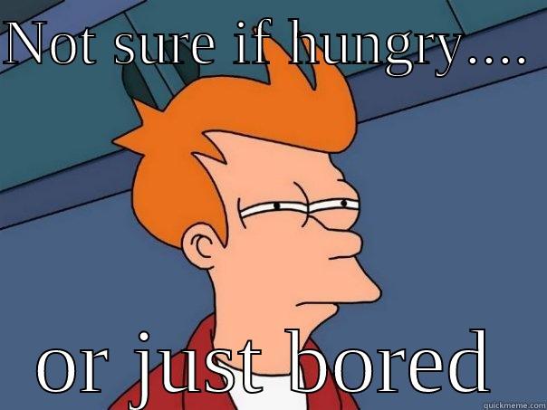 NOT SURE IF HUNGRY....  OR JUST BORED Futurama Fry