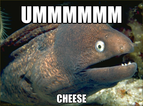 ummmmmm CHEESE  Bad Joke Eel