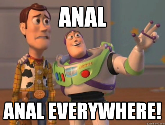 Anal Anal Everywhere!  Buzz Lightyear