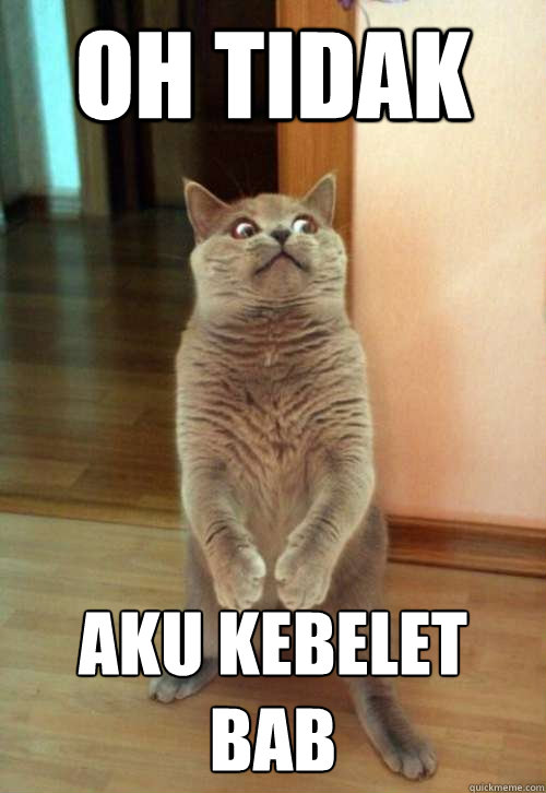 oh tidak aku kebelet bab - oh tidak aku kebelet bab  Horrorcat