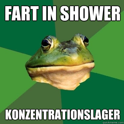 Fart in shower Konzentrationslager - Fart in shower Konzentrationslager  Foul Bachelor Frog