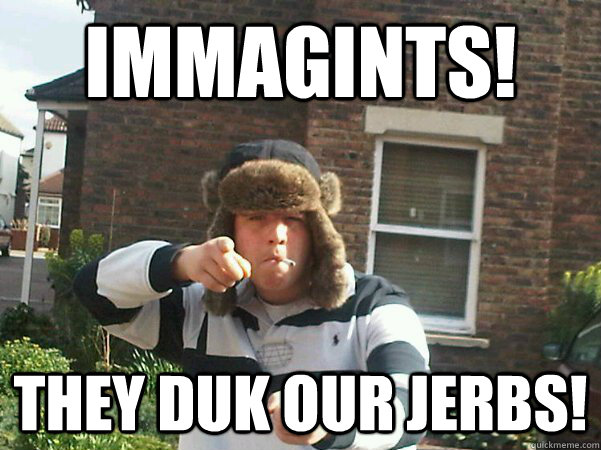 Immagints! They duk our jerbs!  