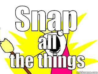 SNAP ALL THE THINGS All The Things