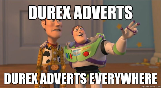 Durex adverts Durex adverts everywhere  Toy Story Everywhere