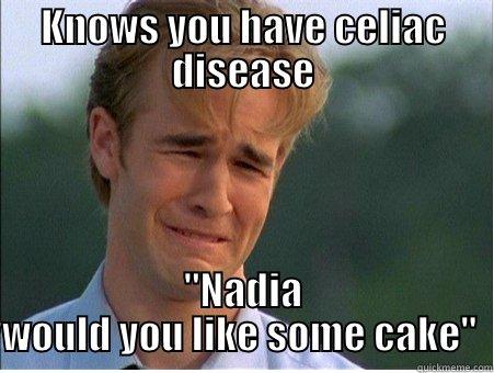 Knows you have celiac disease  - KNOWS YOU HAVE CELIAC DISEASE 