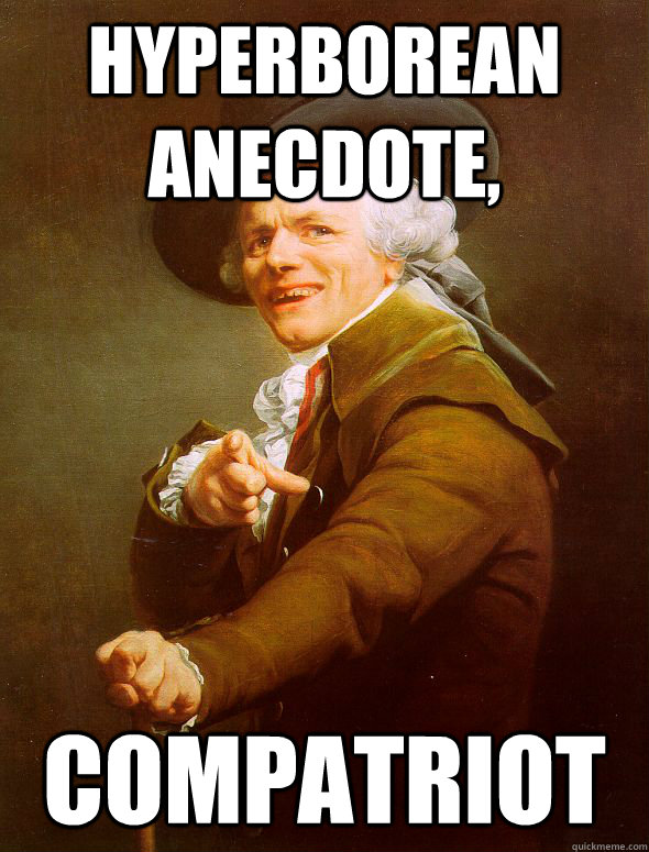 Hyperborean anecdote, Compatriot  Joseph Ducreux