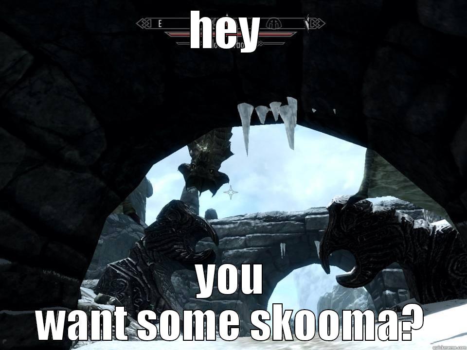 skooma meme - HEY  YOU WANT SOME SKOOMA? Misc