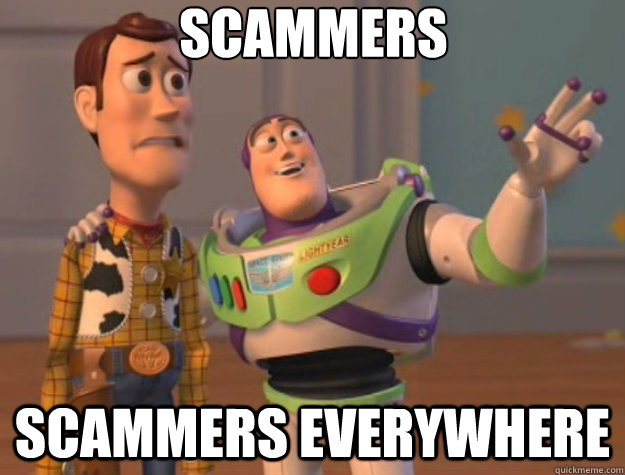 Scammers scammers everywhere  Toy Story