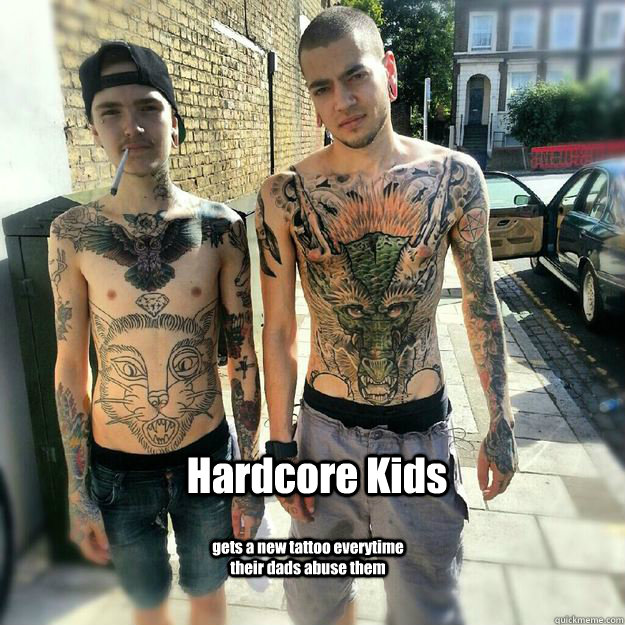 Tattooed hardcore