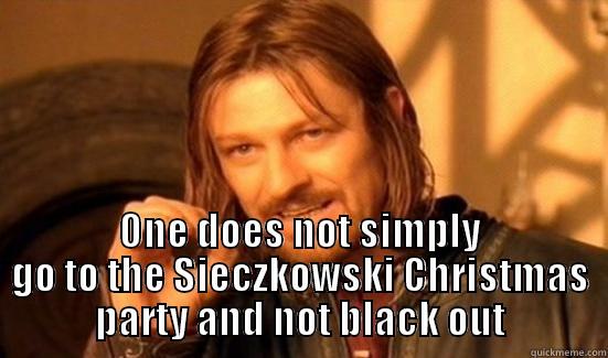 Christmas Rager -  ONE DOES NOT SIMPLY GO TO THE SIECZKOWSKI CHRISTMAS PARTY AND NOT BLACK OUT Boromir