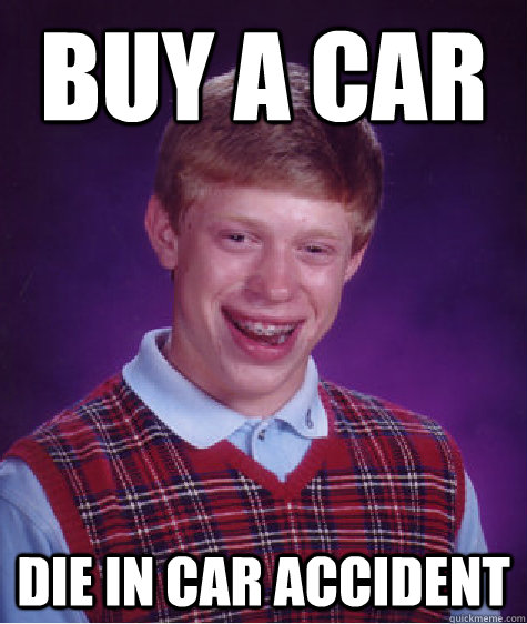 Buy a Car Die in Car Accident  Unlucky Brian