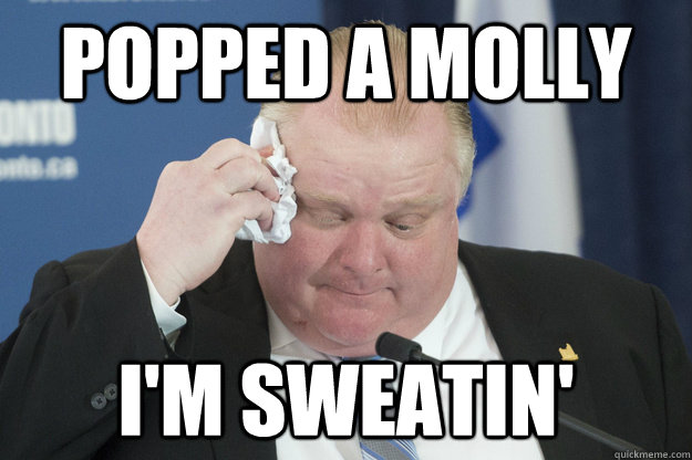 POPPED A MOLLY I'M SWEATIN' - POPPED A MOLLY I'M SWEATIN'  Ford Molly