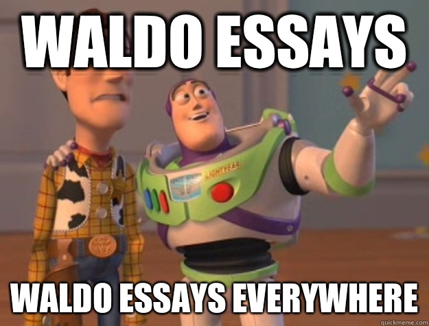 Waldo essays Waldo essays everywhere  Buzz Lightyear