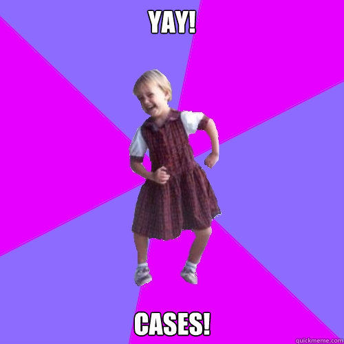 YAY! CASES!  Socially awesome kindergartener