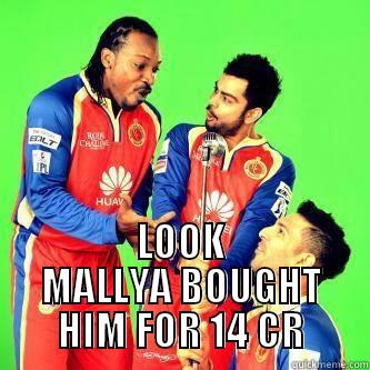              LOOK MALLYA BOUGHT HIM FOR 14 CR Misc