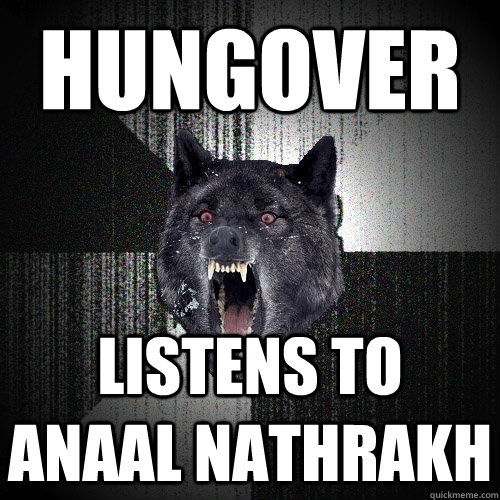 Hungover Listens to Anaal Nathrakh  Insanity Wolf