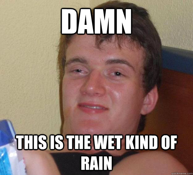 Damn This is the wet Kind of rain - Damn This is the wet Kind of rain  10 Guy