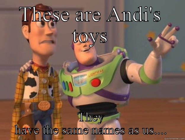 THESE ARE ANDI'S TOYS THEY HAVE THE SAME NAMES AS US.... Toy Story