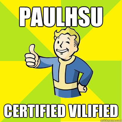 Paulhsu certified vilified  Fallout new vegas