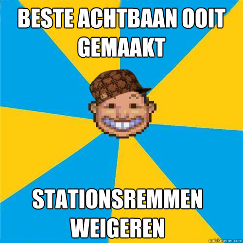 beste achtbaan ooit gemaakt stationsremmen weigeren  Scumbag Rollercoaster Tycoon Guest