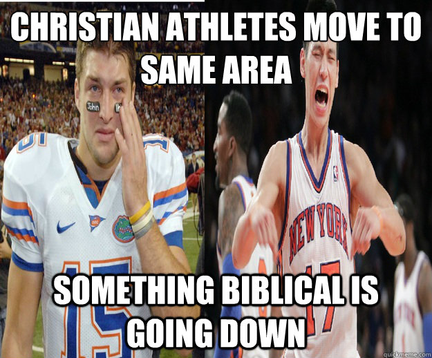 Christian Athletes Move to Same Area Something Biblical is Going Down - Christian Athletes Move to Same Area Something Biblical is Going Down  Maybe the Mayans Were Right